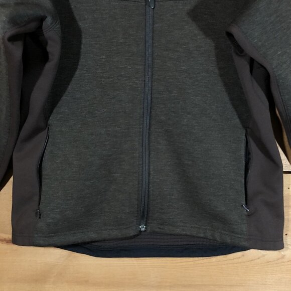 Nike ACG Therma Fit Athletic Full Zip Brown Wool Blend Jacket Womens Size Medium - Picture 4 of 11